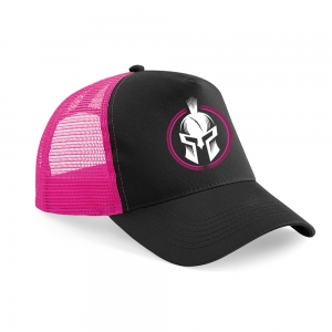 Warrior Tri Club Trucker Cap Pink/Black